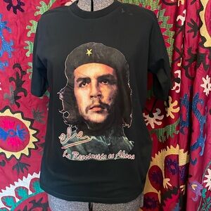 Vintage Che  Viva La Revolution T shirt Unisex Dark Green